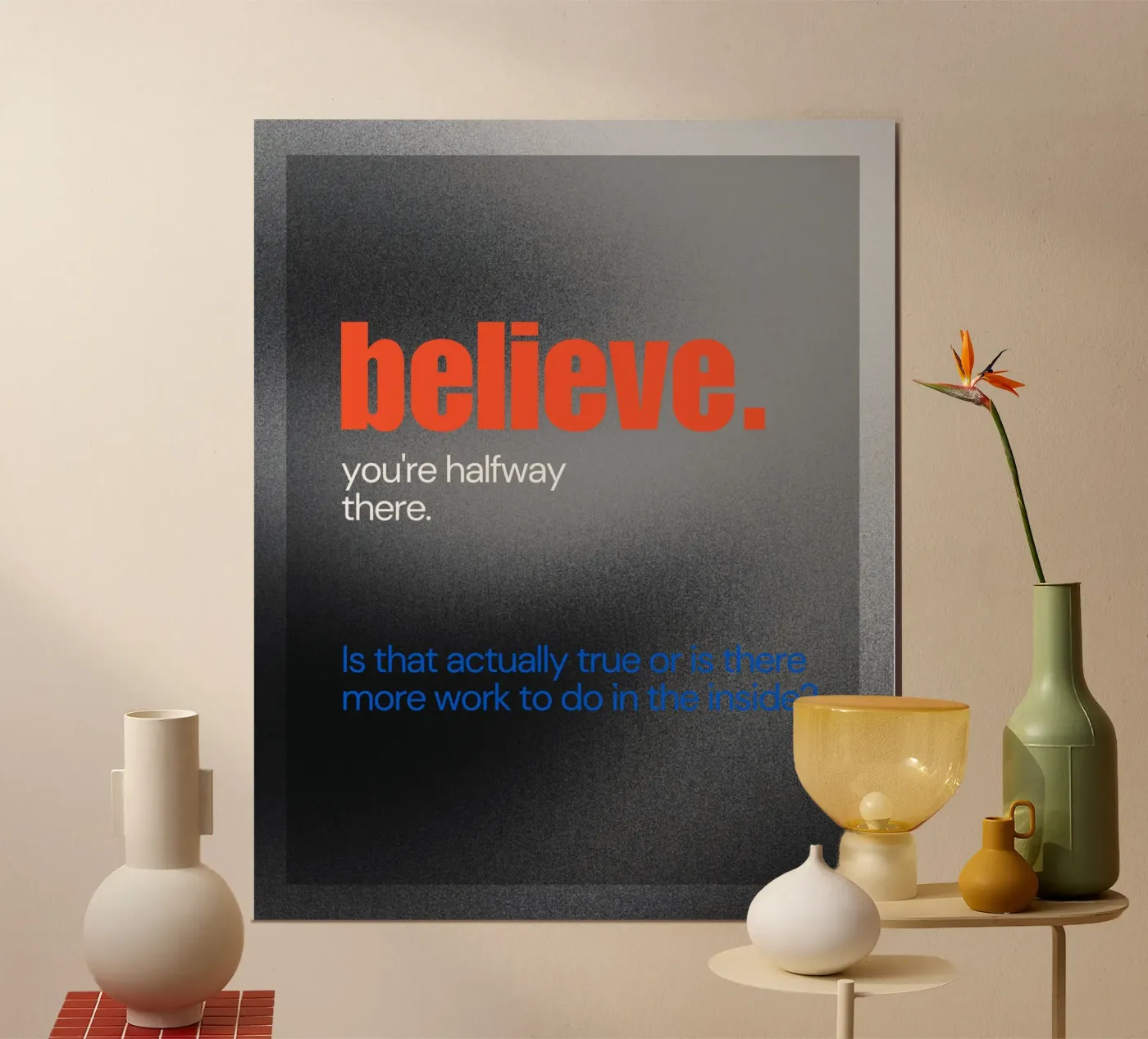 truth about believing poster da pixelflow