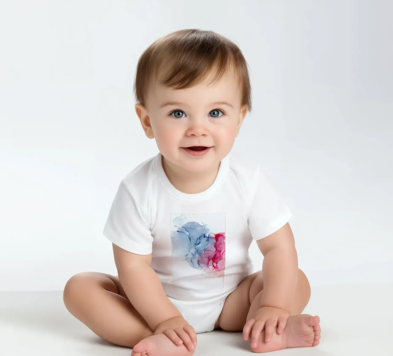 Ink No. 13 body neonato maniche corte da Froilein Juno