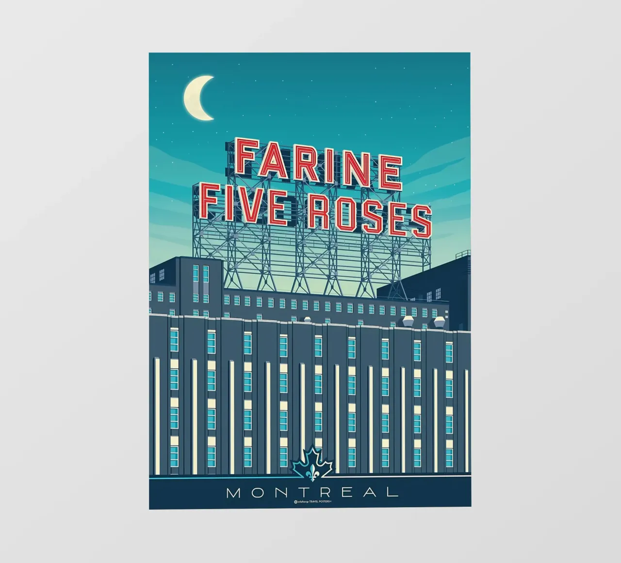 Montreal Farine Five Roses pellicola backlit da diedrich