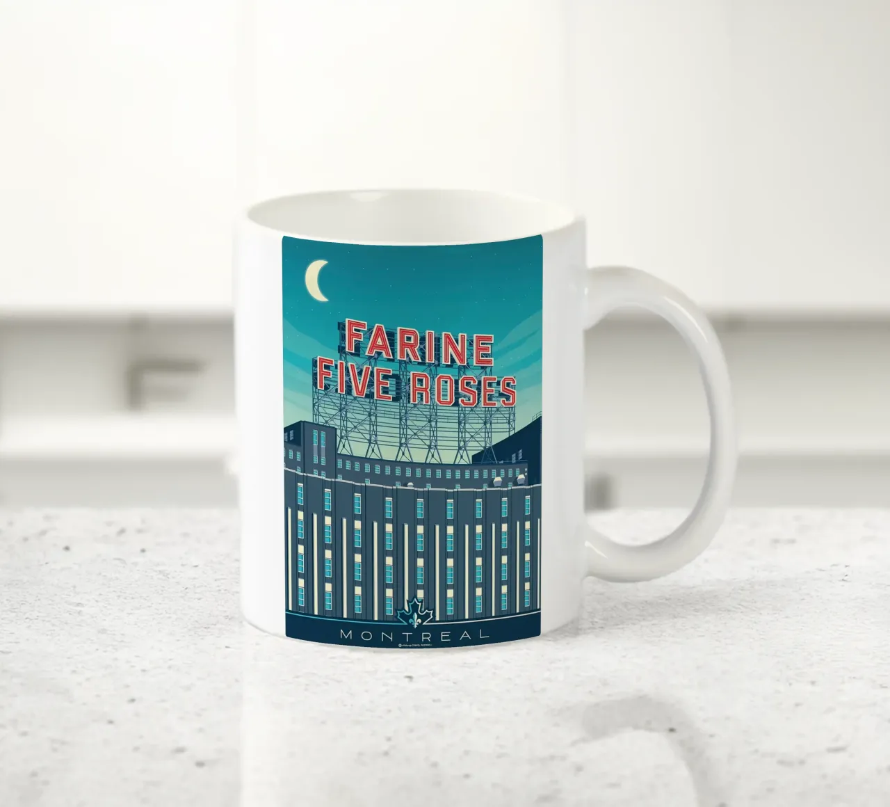 Montreal Farine Five Roses tazza in ceramica da diedrich