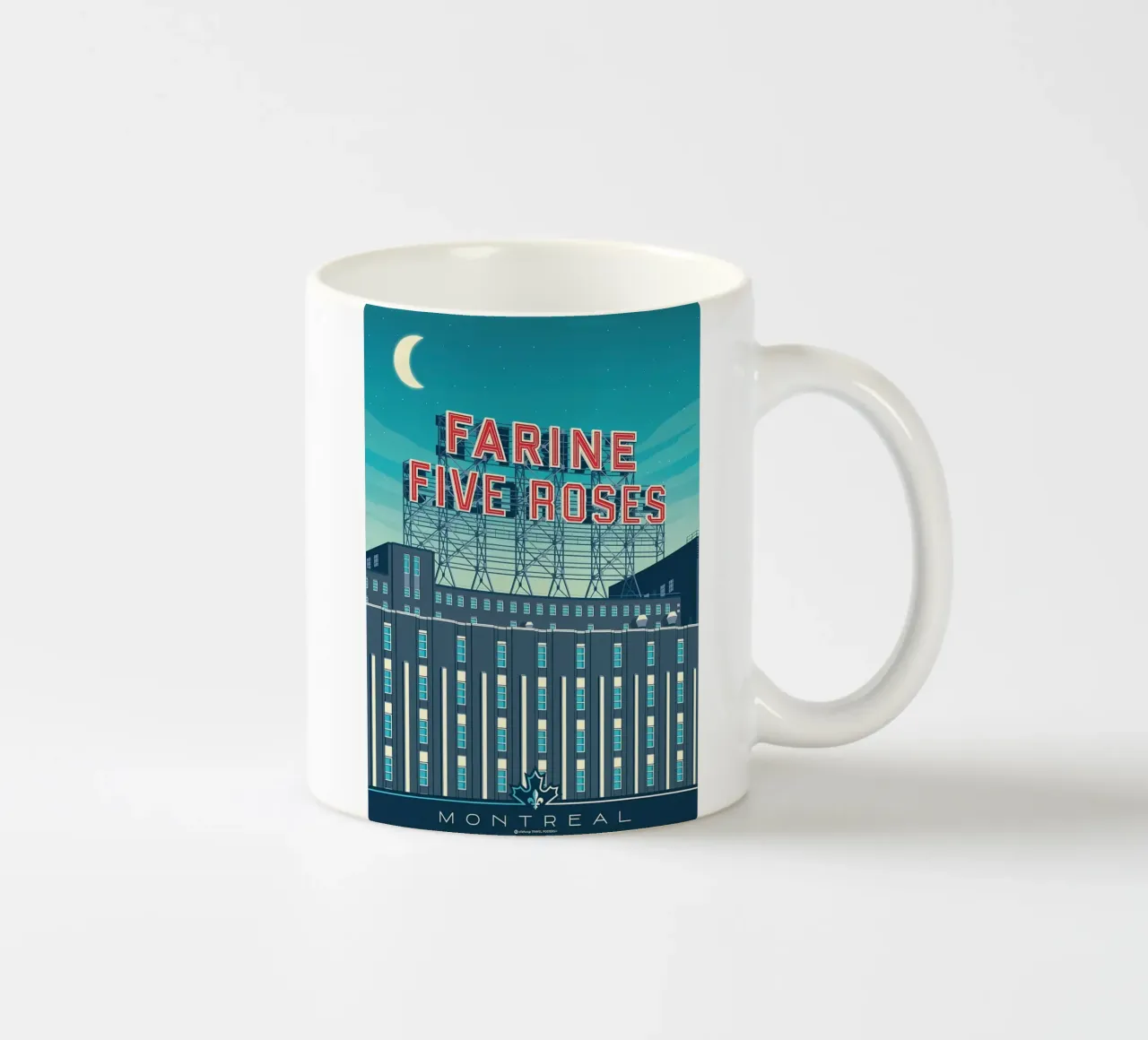 Montreal Farine Five Roses tazza in ceramica da diedrich