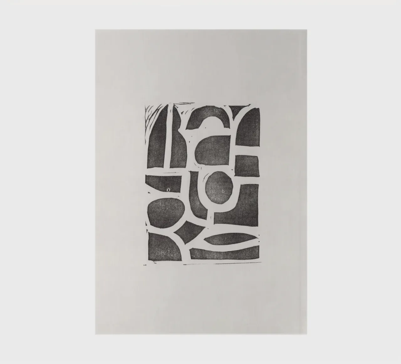 Linocut Abstract #2 diario da Alisa Galitsyna