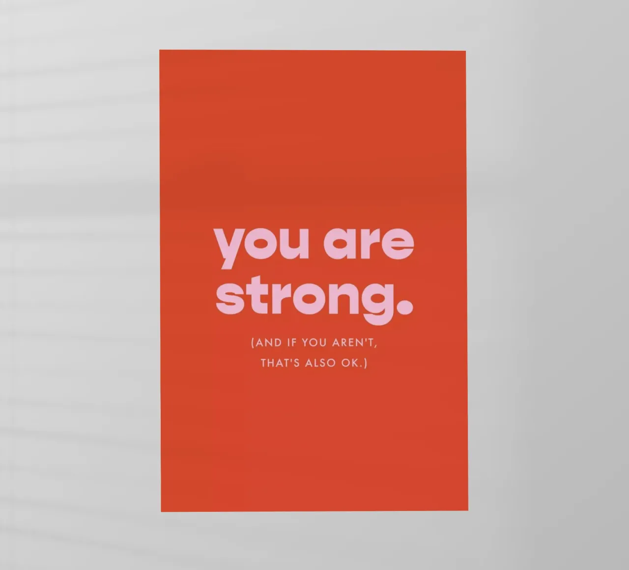 Strength pellicola backlit da vonkopfbisfuss x JUNIQE