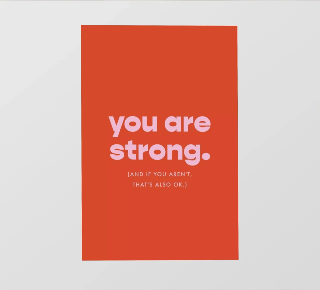 Strength pellicola backlit da vonkopfbisfuss x JUNIQE