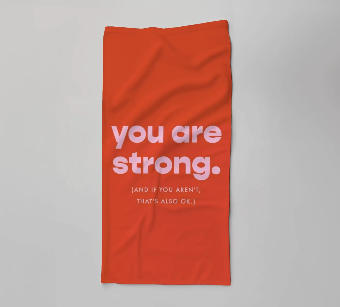 Strength badhanddoek van vonkopfbisfuss x JUNIQE