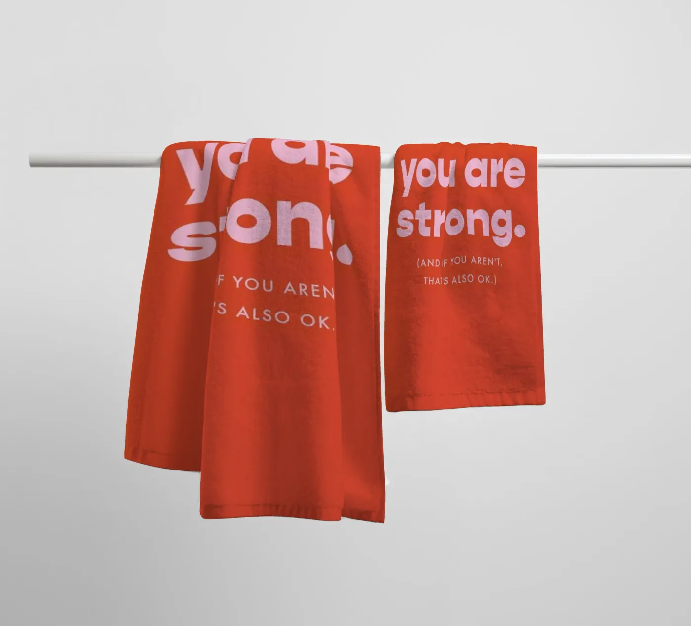 Strength badhanddoek van vonkopfbisfuss x JUNIQE
