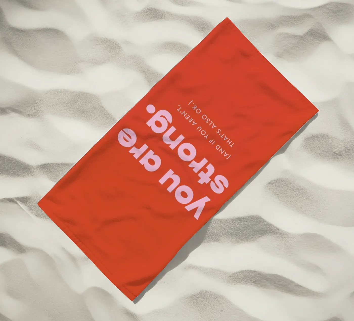 Strength serviette de plage de vonkopfbisfuss x JUNIQE