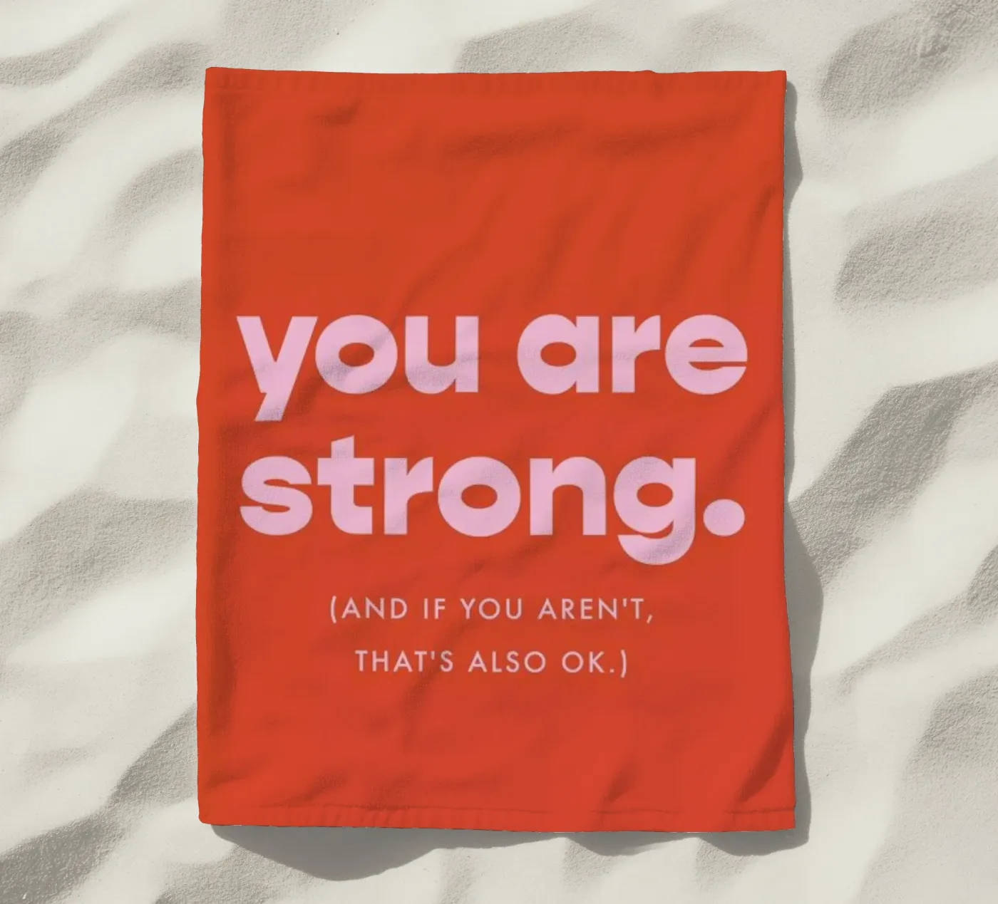 Strength serviette de plage de vonkopfbisfuss x JUNIQE