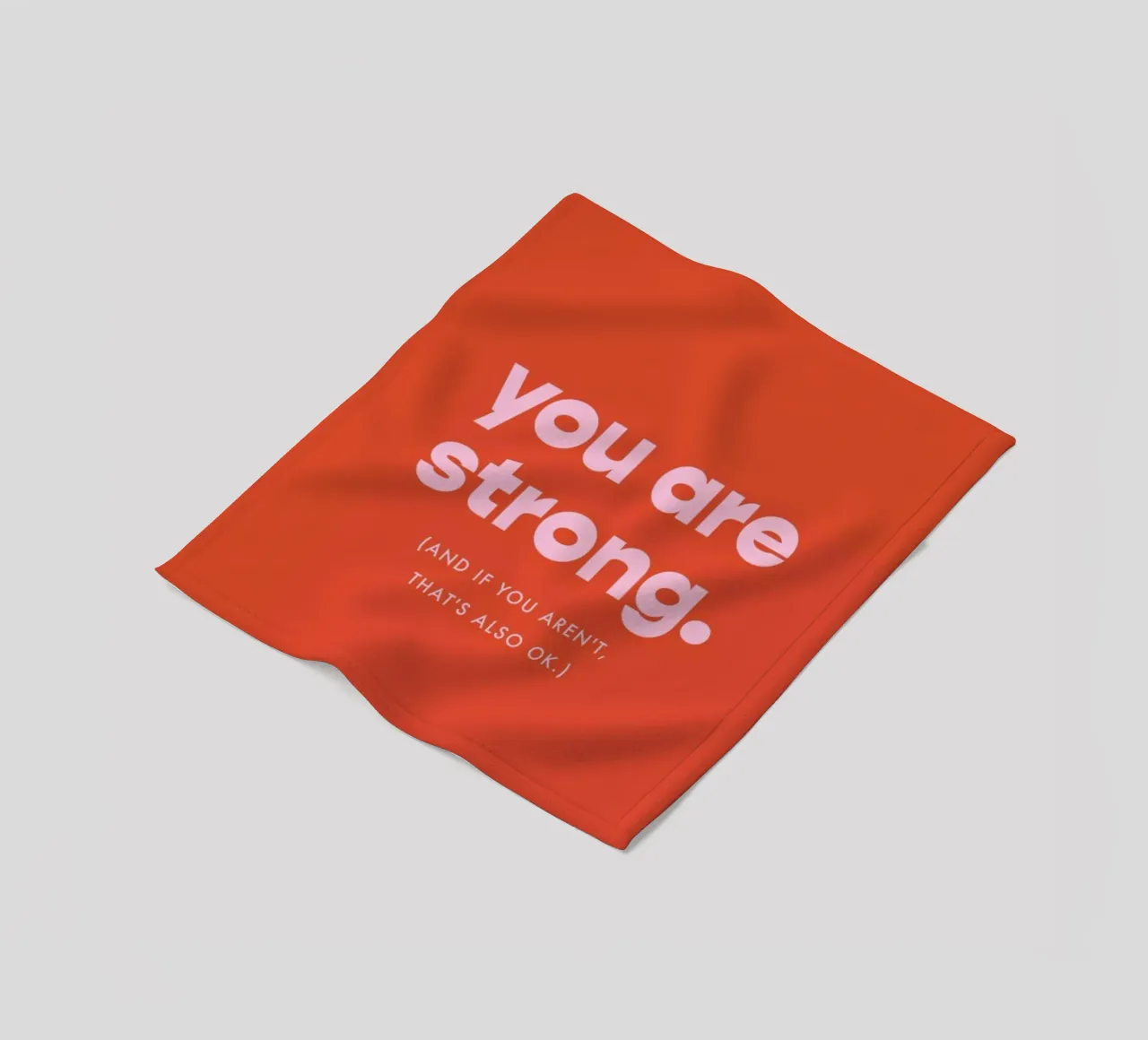 Strength Fleecedecke von vonkopfbisfuss x JUNIQE