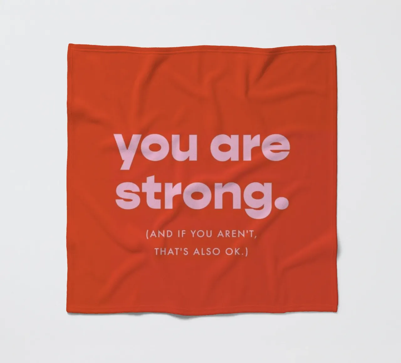 Strength Fleecedecke von vonkopfbisfuss x JUNIQE