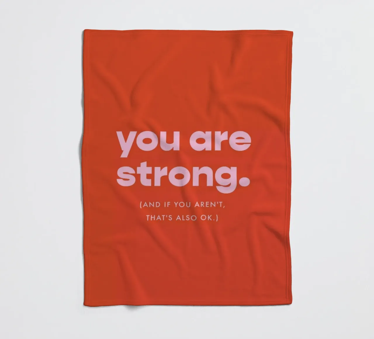 Strength Fleecedecke von vonkopfbisfuss x JUNIQE