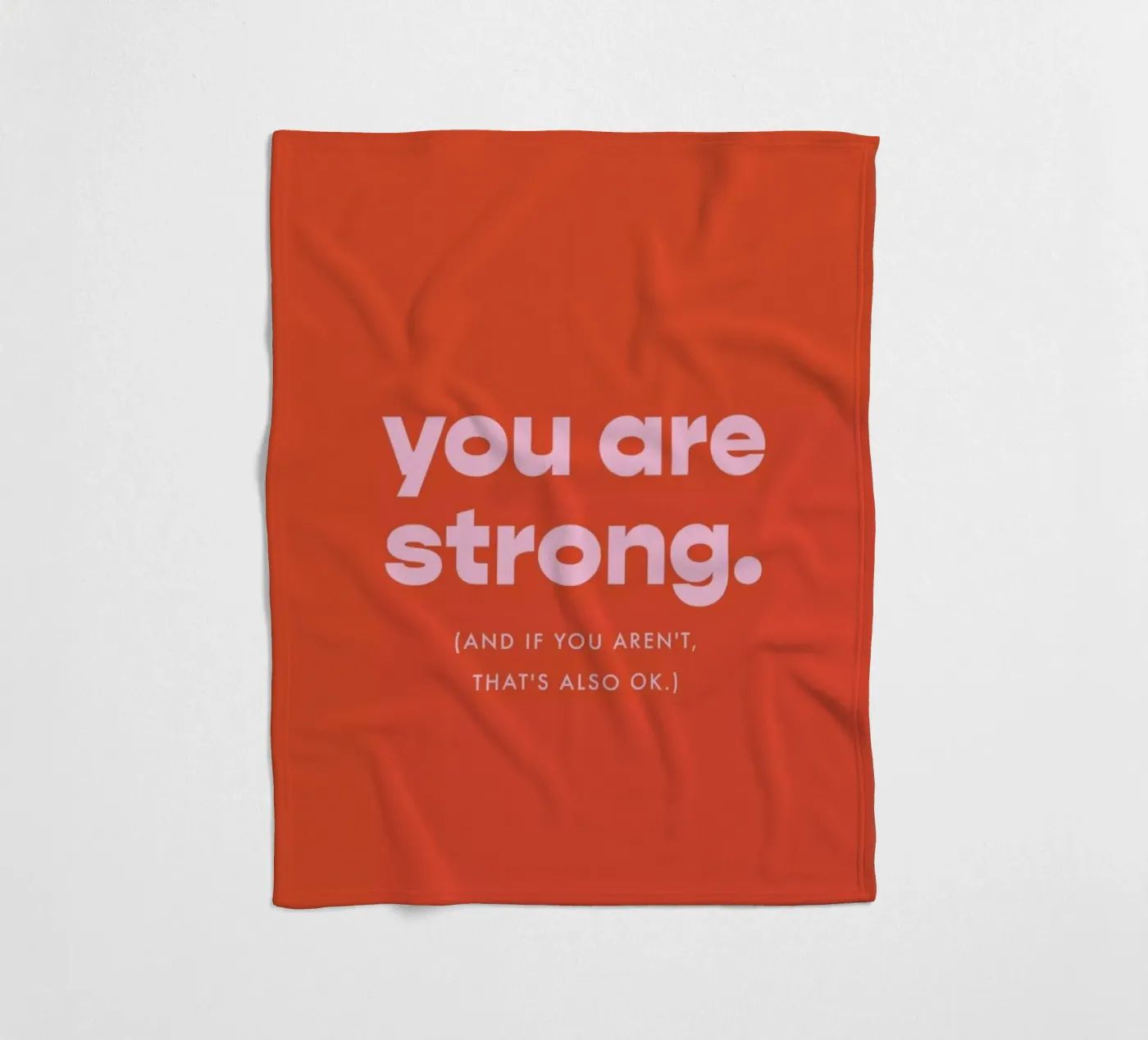 Strength fleecedeken van vonkopfbisfuss x JUNIQE