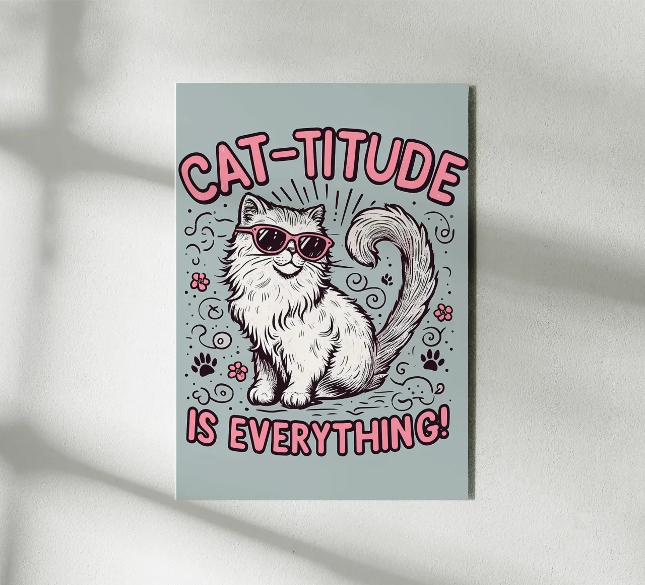 Cattitude v2 alluminio dibond da diedrich