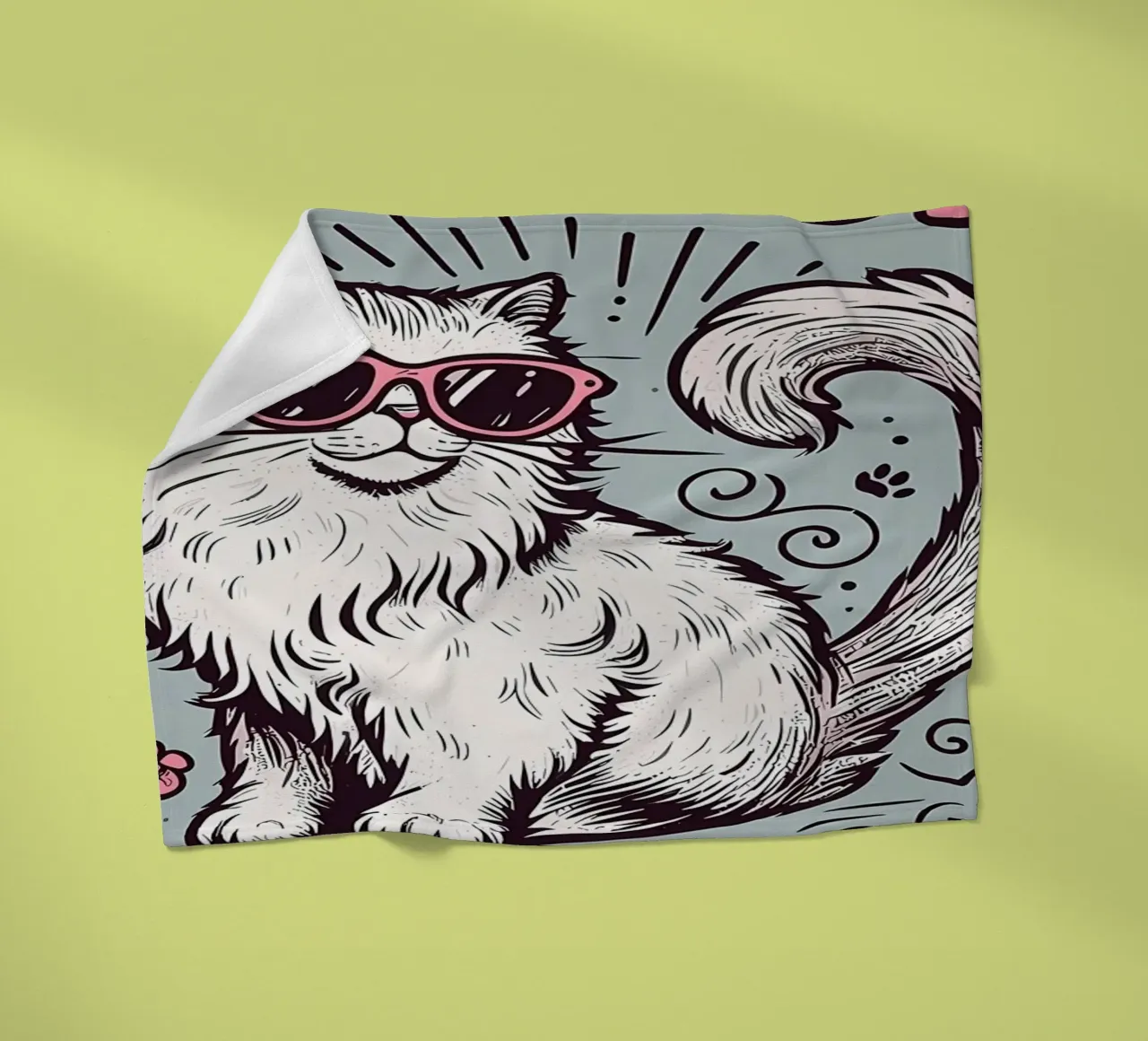 Cattitude v2 coperta in pile da diedrich