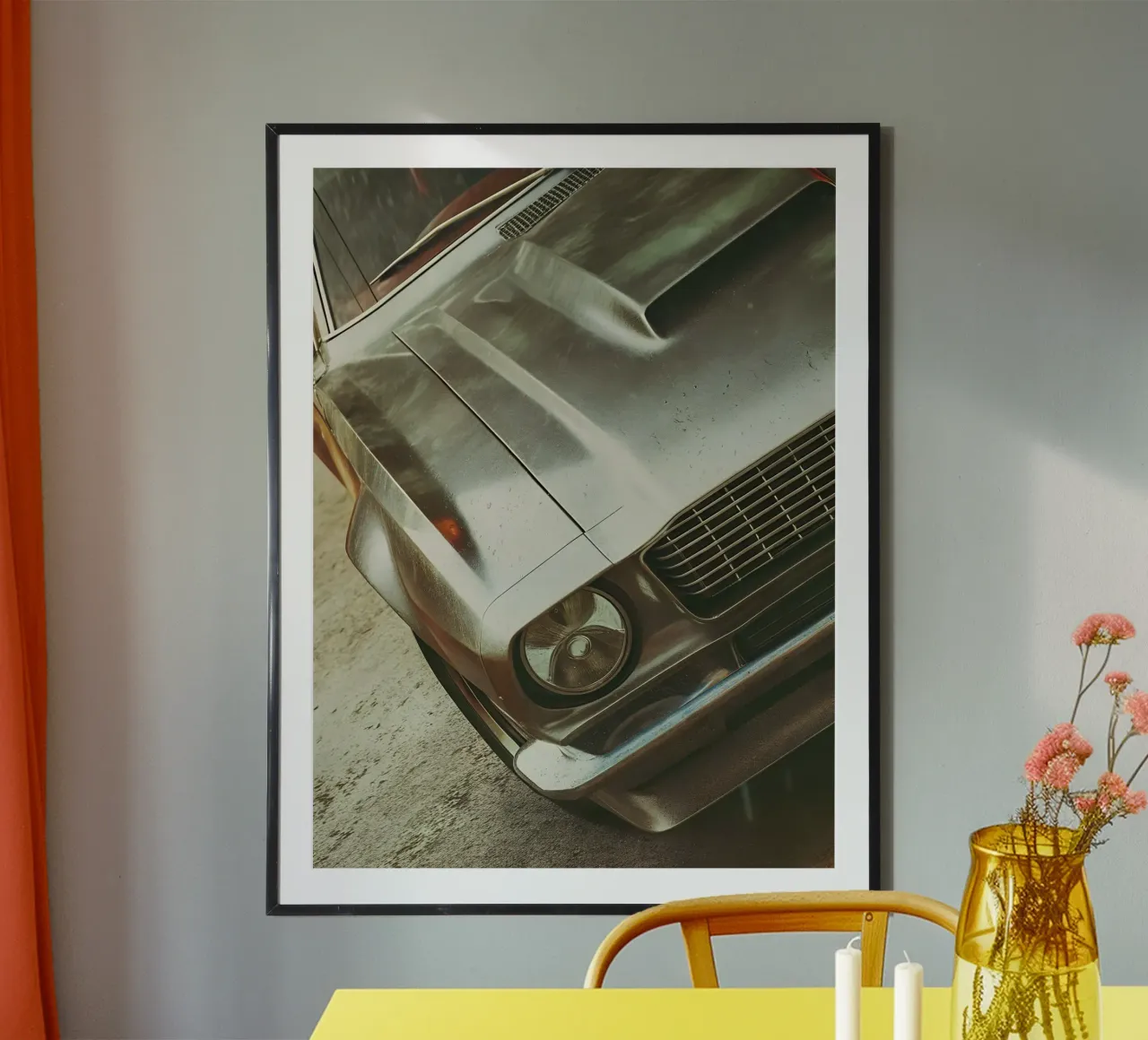 Oldtimer Details Poster von CAR EDITION