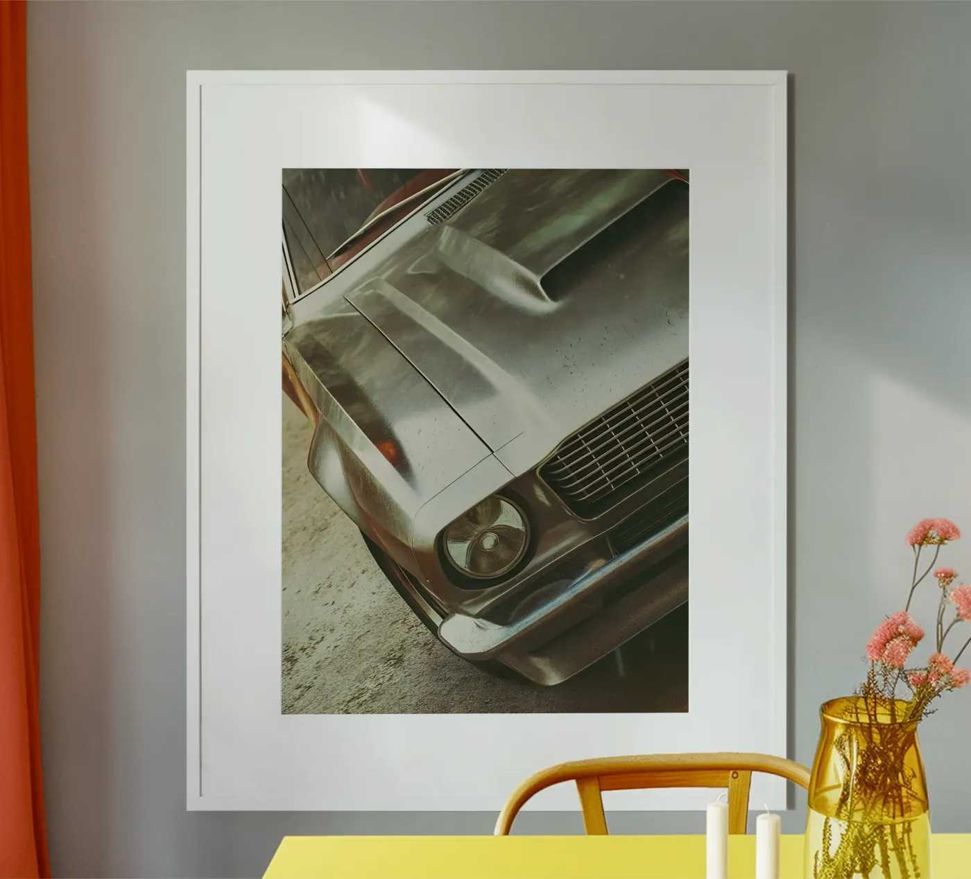 Oldtimer Details Poster von CAR EDITION
