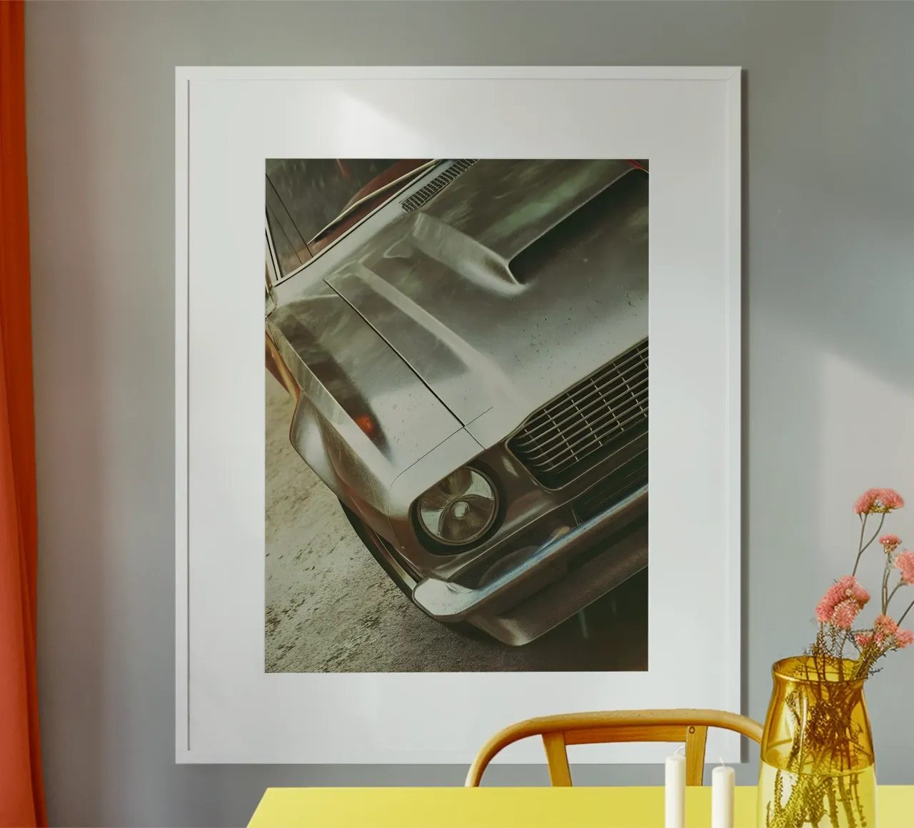 Oldtimer Details Poster von CAR EDITION