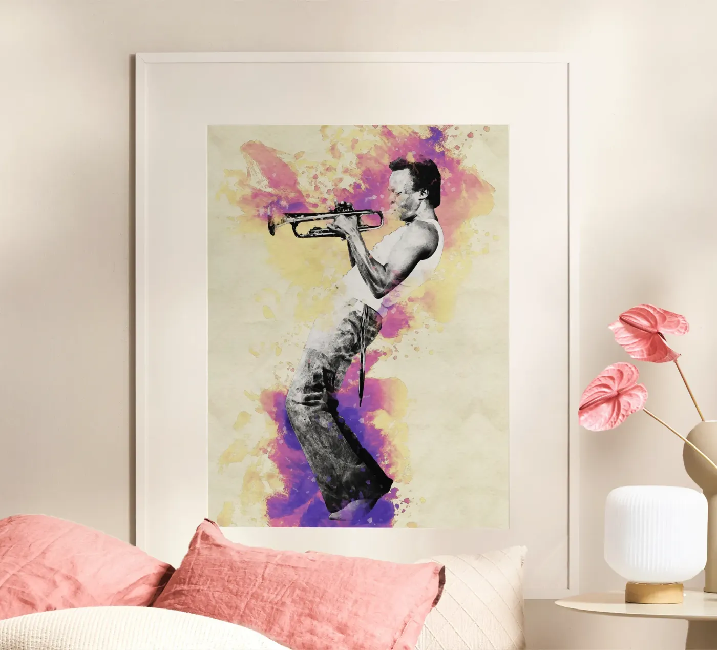 Sbaffo Miles Davis poster da Gunawan Rb