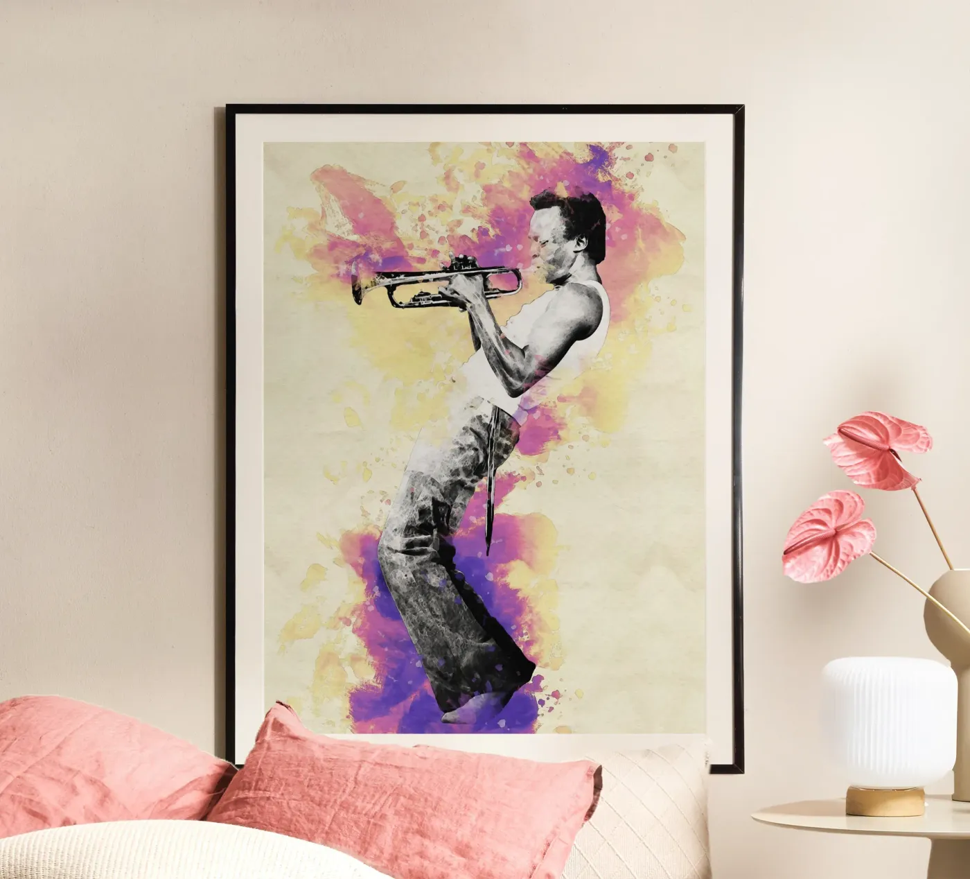 Sbaffo Miles Davis poster da Gunawan Rb
