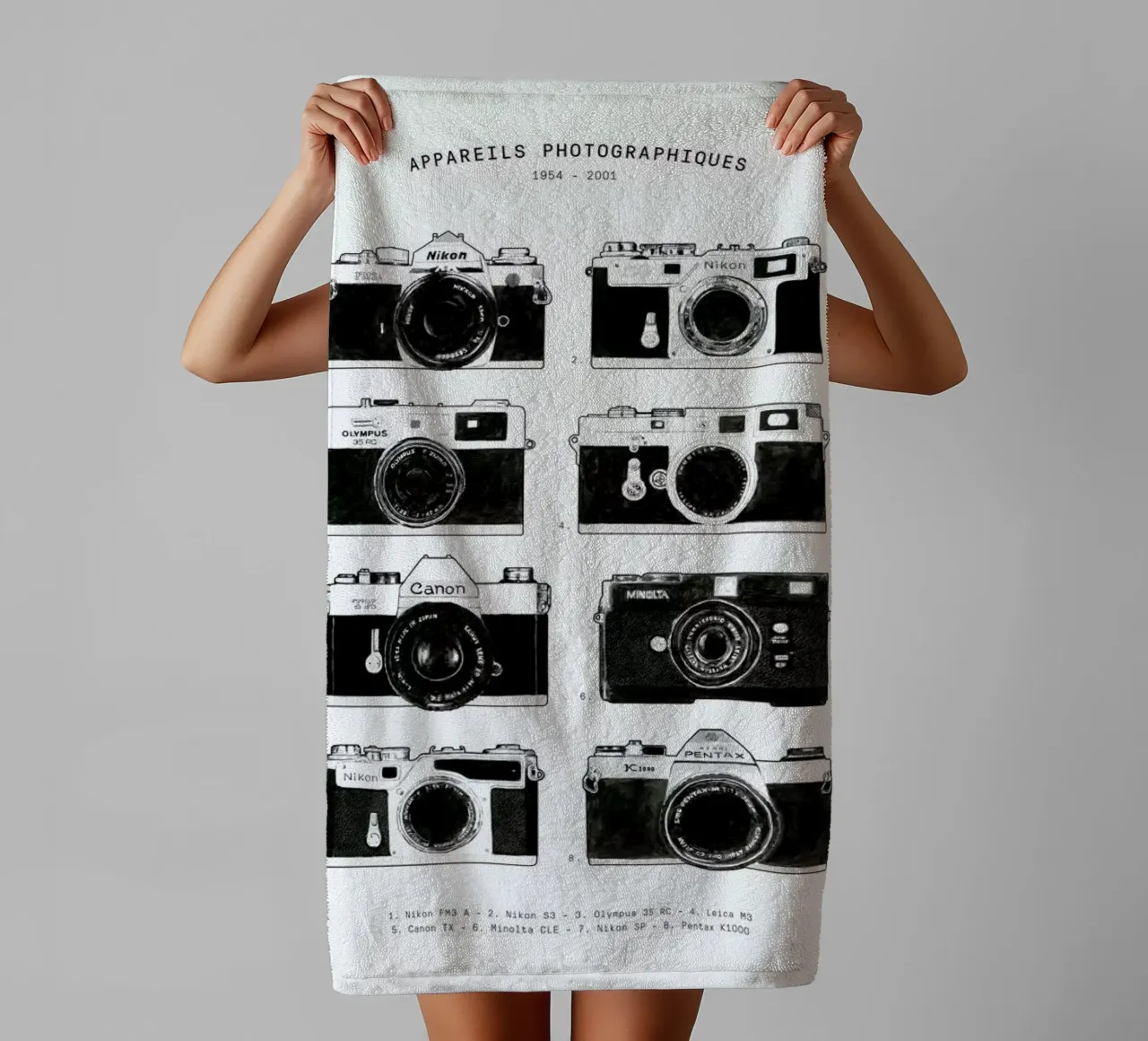 Appareils Photographiques no border asciugamano da bagno da Florent Bodart