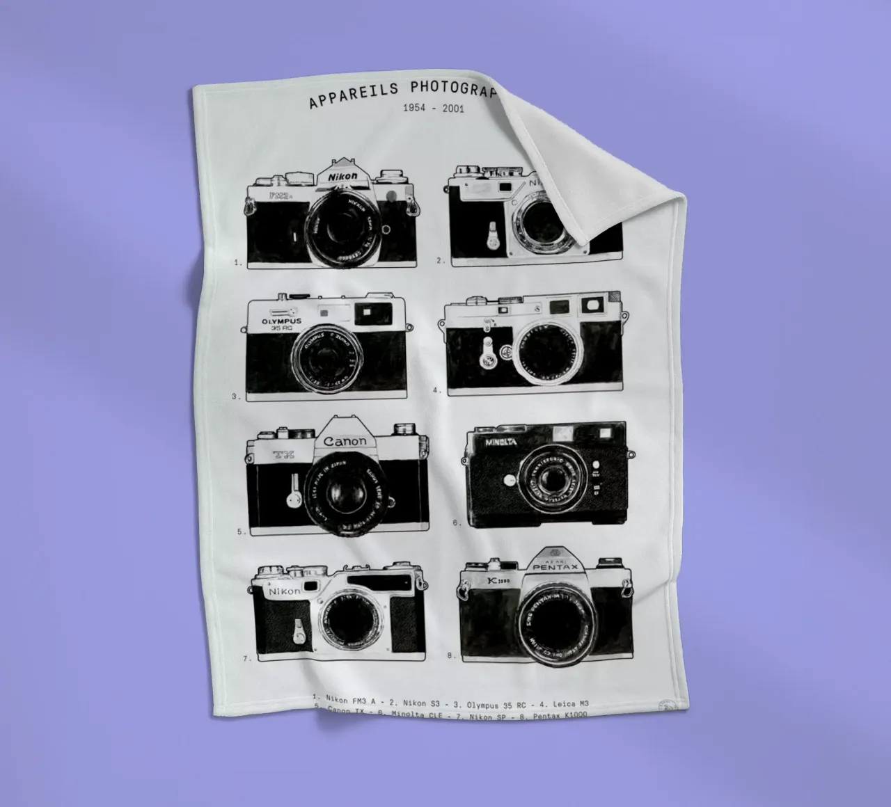 Appareils Photographiques no border coperta in pile da Florent Bodart