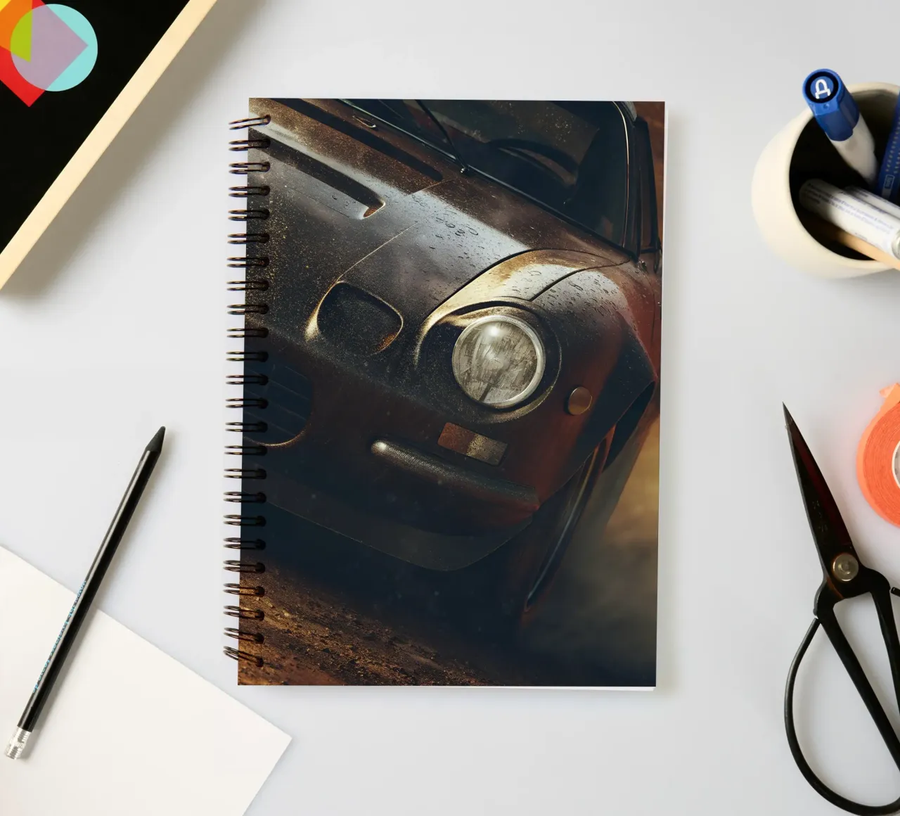 Classic cars spiral notebook by CAR EDITION