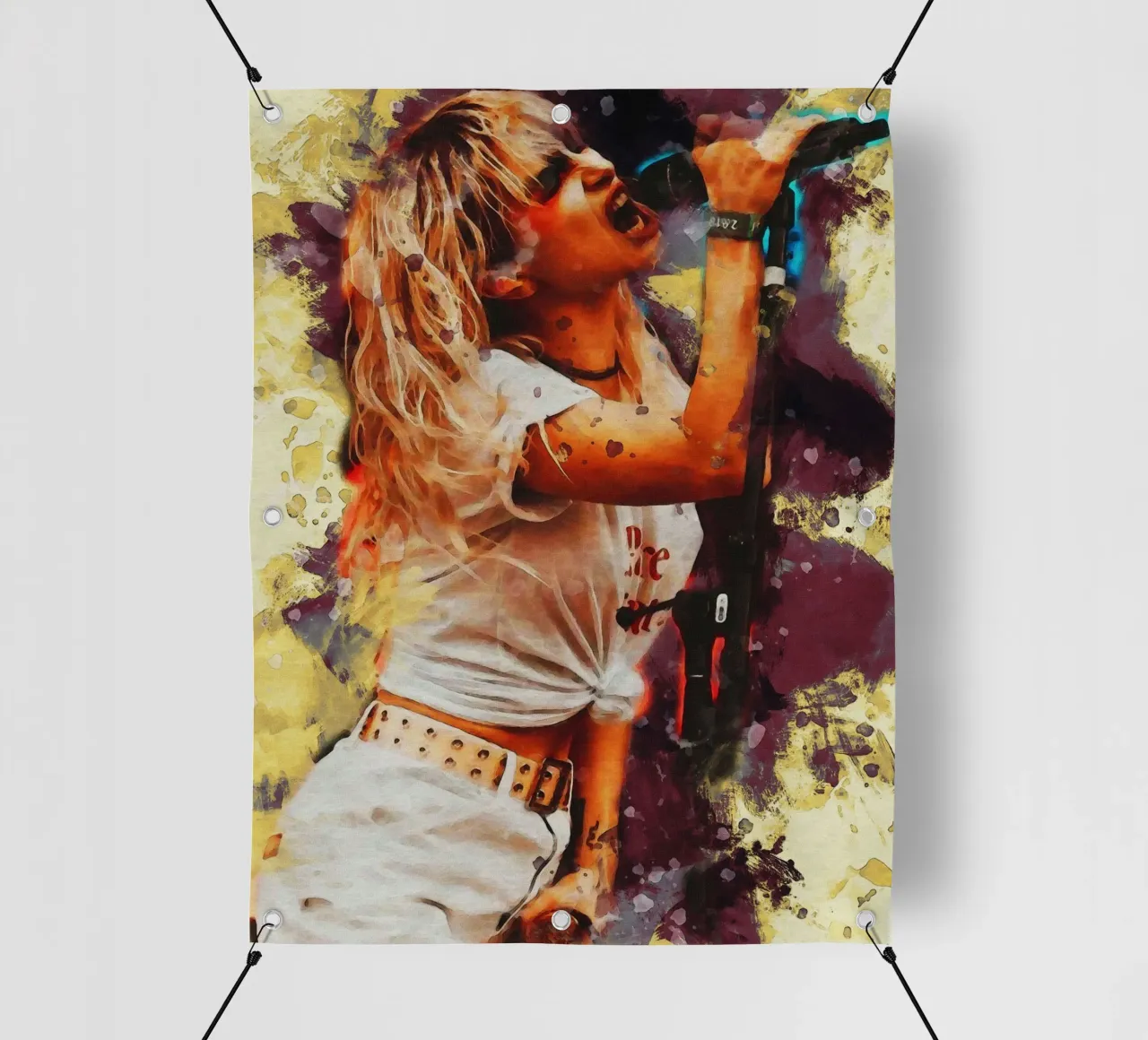 Sbaffo di Hayley Williams telo in pvc da Gunawan Rb