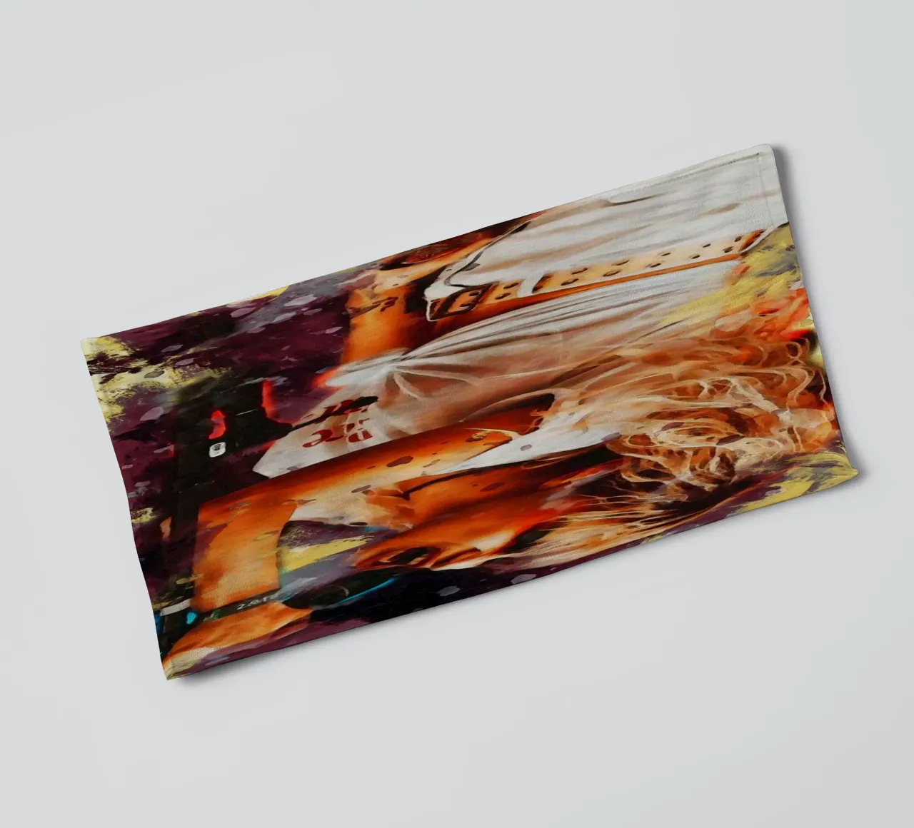 Smudge of Hayley Williams towel by Gunawan Rb