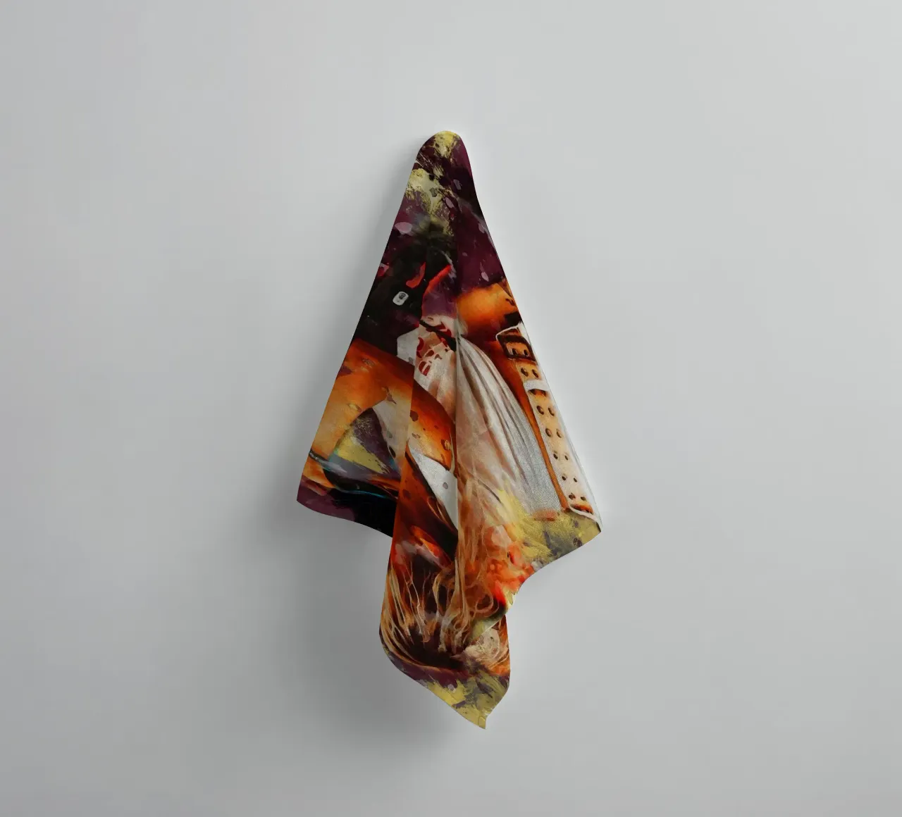Smudge of Hayley Williams towel by Gunawan Rb