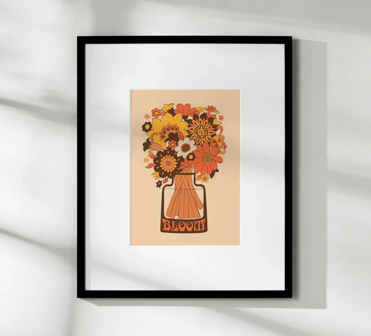 Vaso per fiori Bloom 70s poster da diedrich
