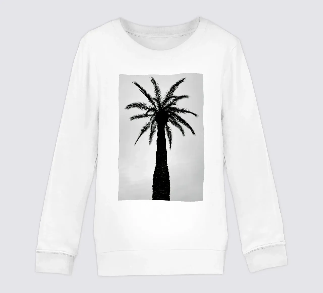 Palm Love kids sweatshirt by Sebastian Hilgetag