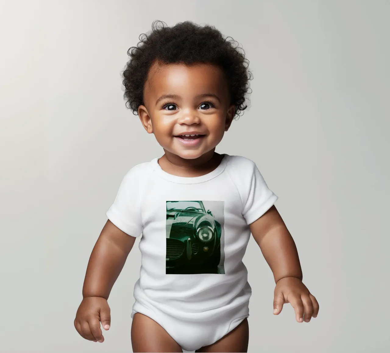 Oldtimer Kurzarm Babybody von CAR EDITION