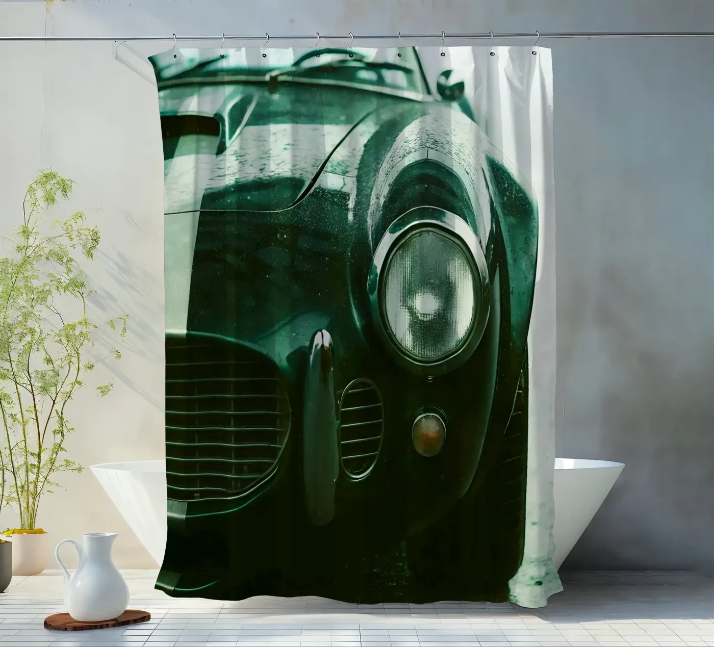 Classic Car shower curtain by CAR EDITION