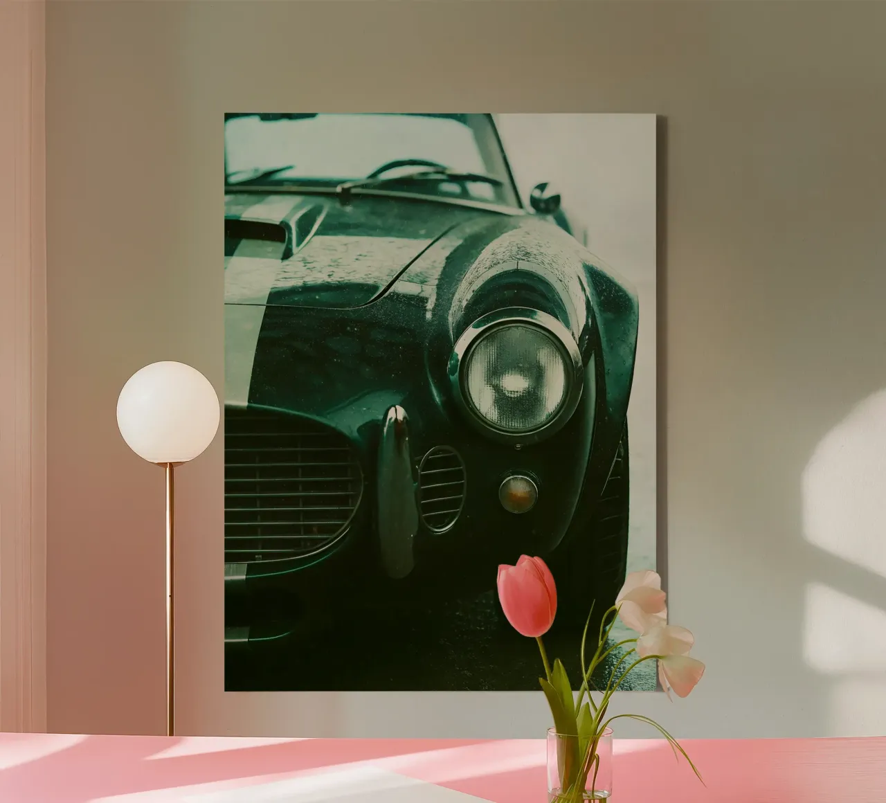 Oldtimer Leinwand mit Schattenfugenrahmen von CAR EDITION