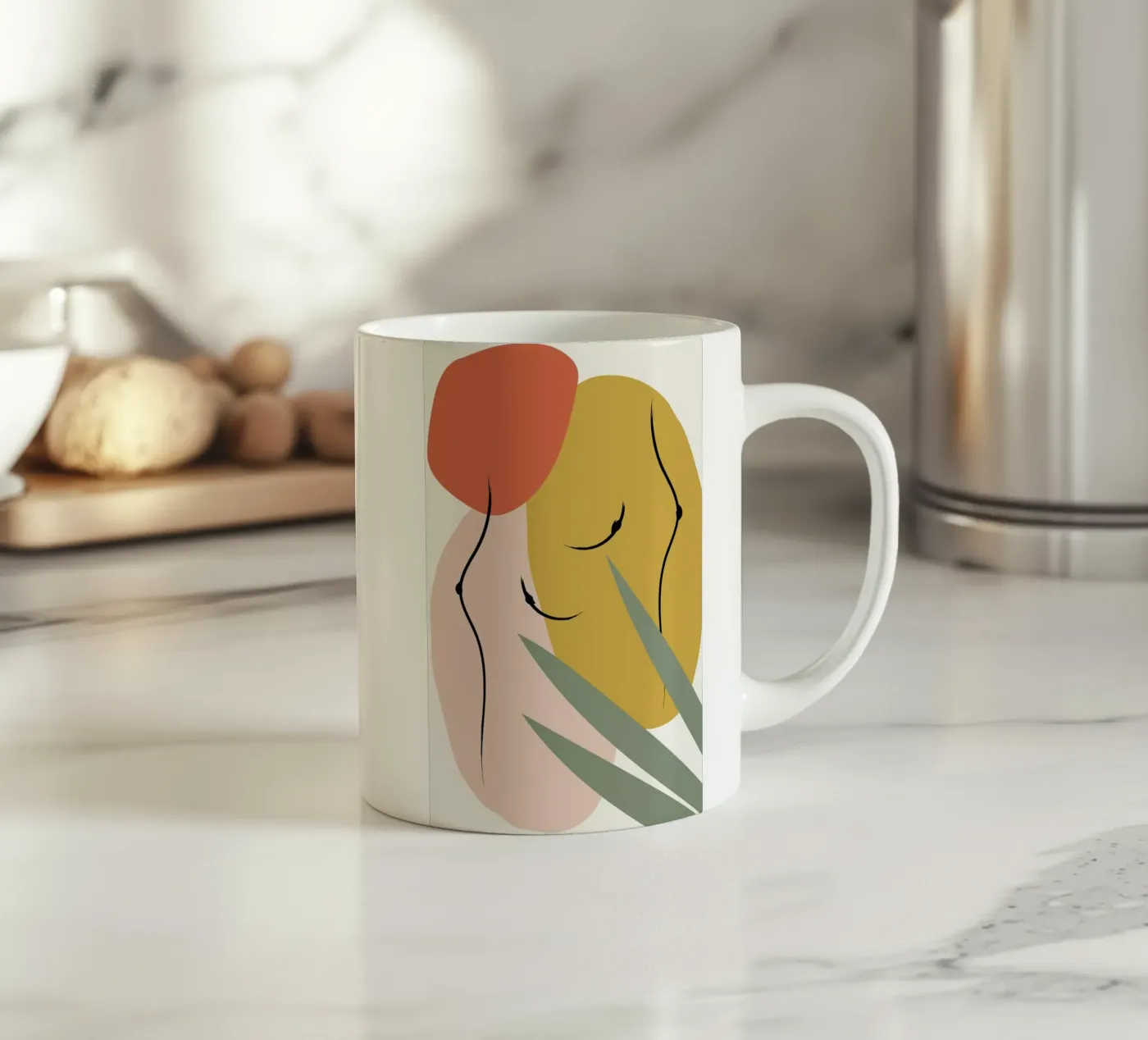 Strength ceramic mug by Pure