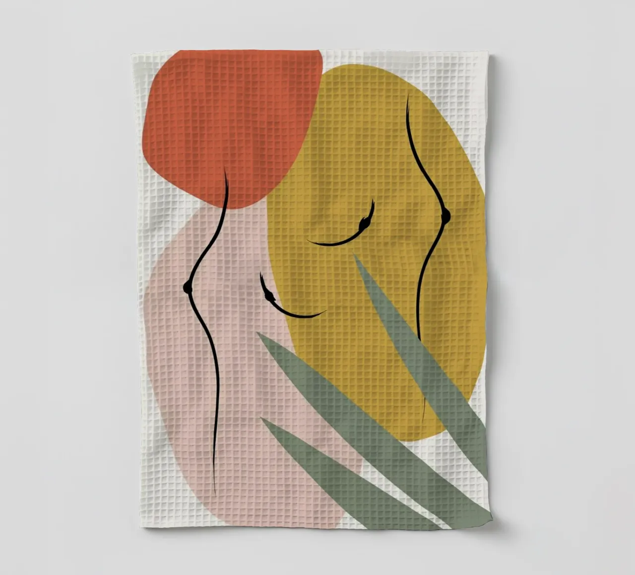 Strength tea towel by Pure