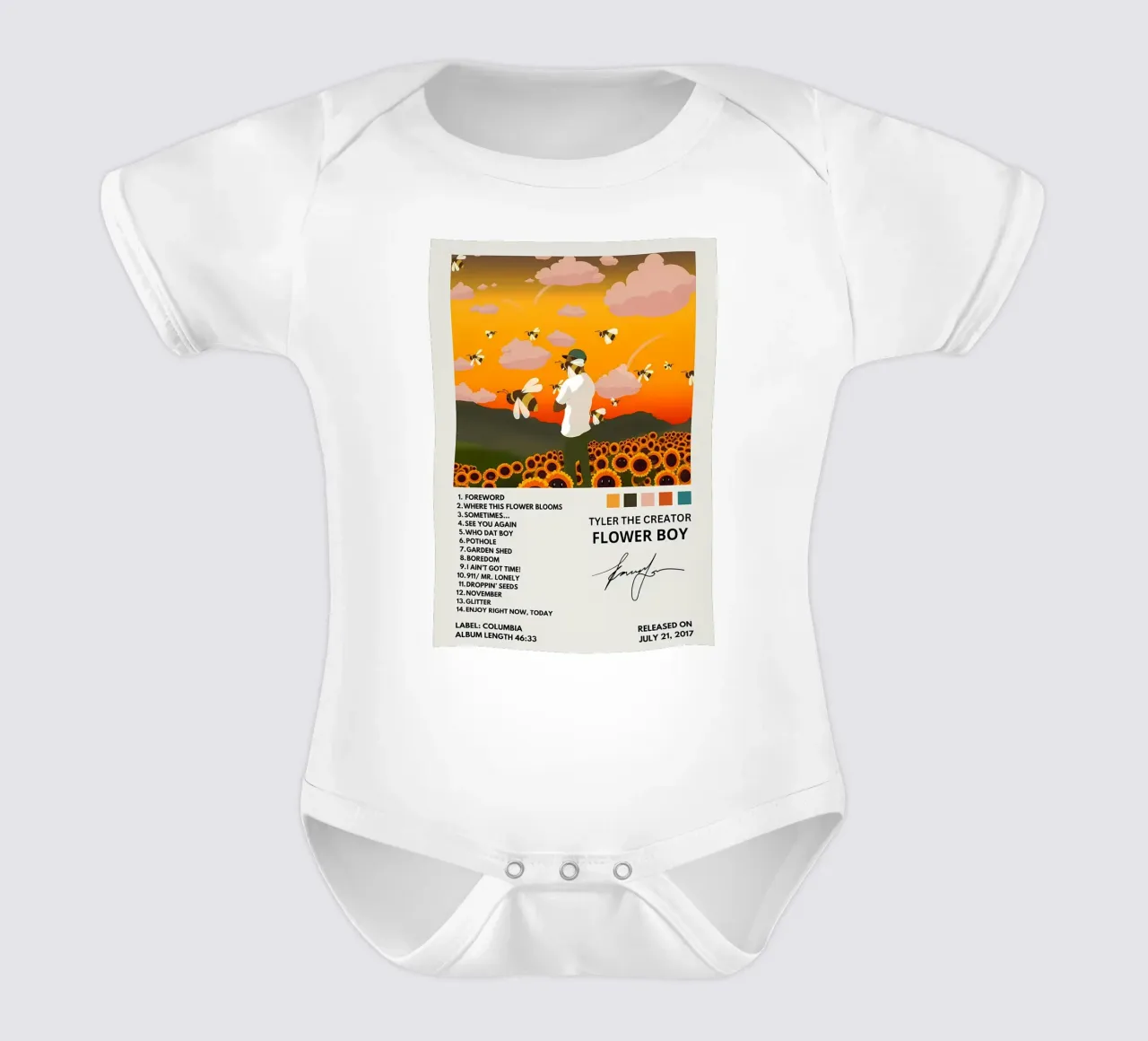 Tyler il Creatore body neonato maniche corte da diedrich