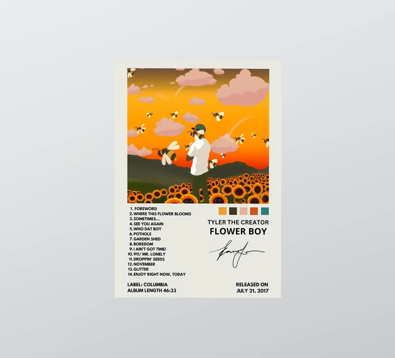 Tyler the Creator autocollant de diedrich