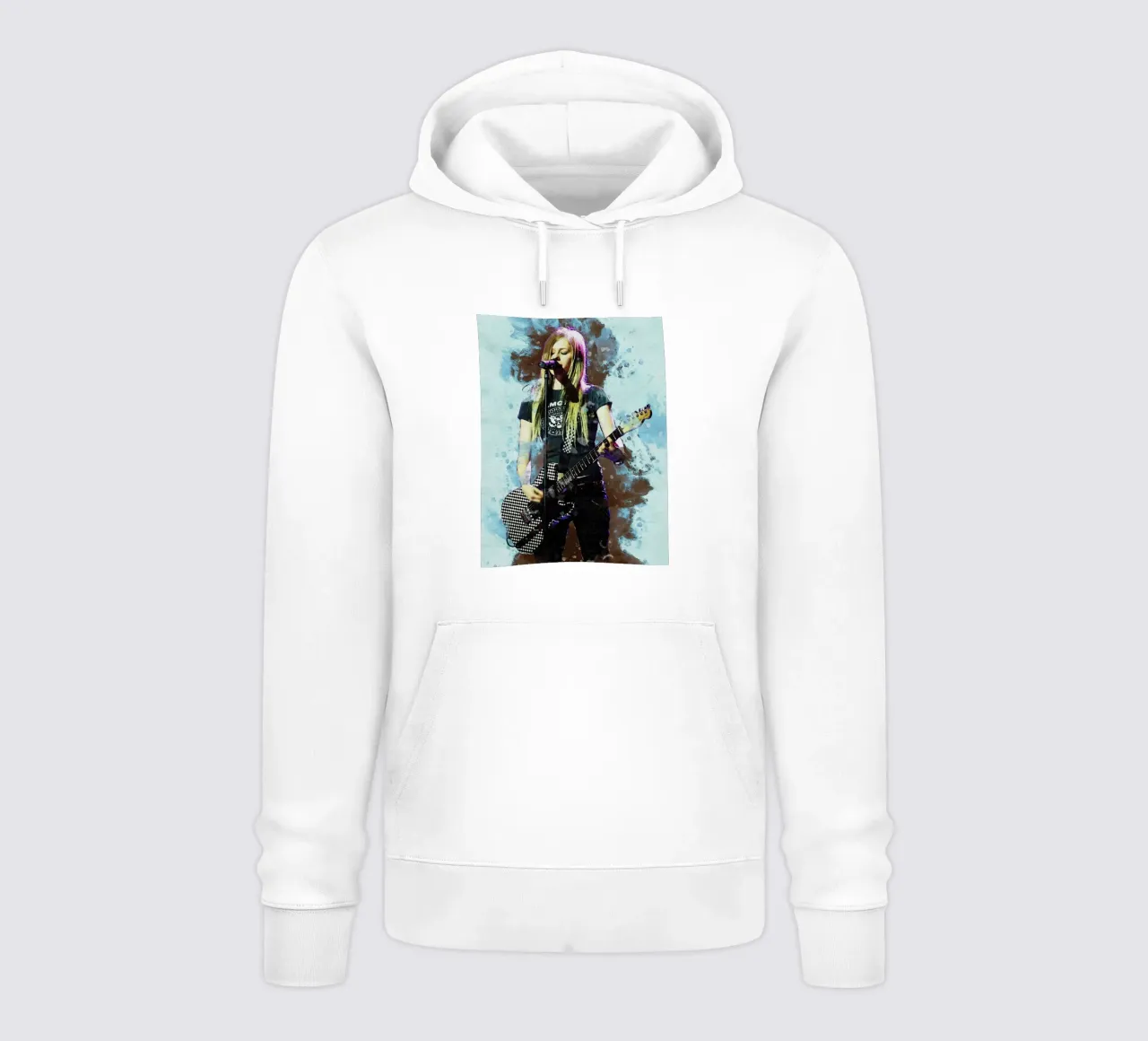 Sbaffo di Avril Lavigne felpa con cappuccio da Gunawan Rb