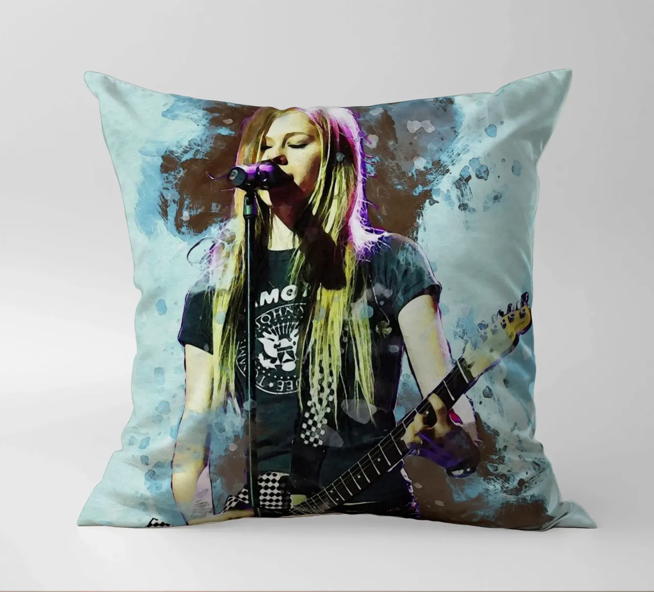Sbaffo di Avril Lavigne cuscino da Gunawan Rb