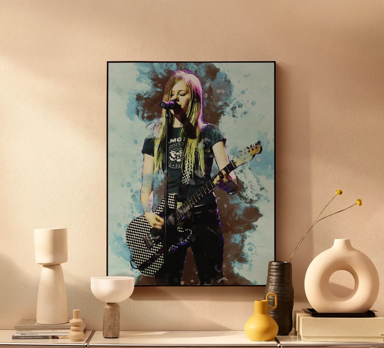 Mancha de Avril Lavigne metacrilato de Gunawan Rb
