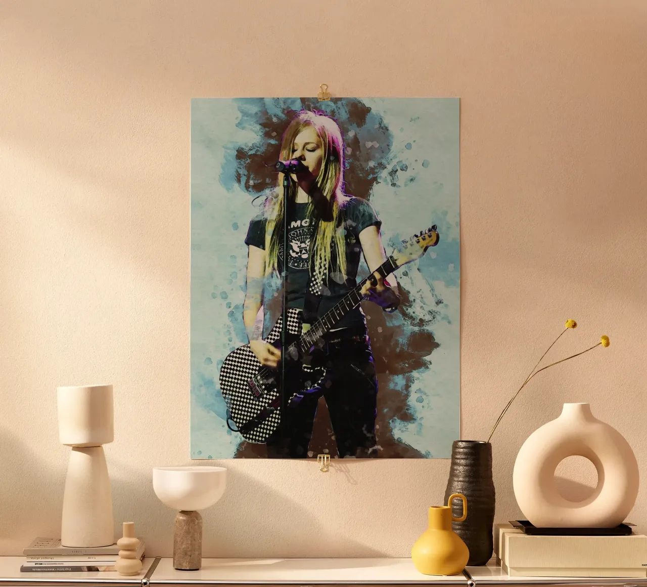 Mancha de Avril Lavigne hahnemühle de Gunawan Rb