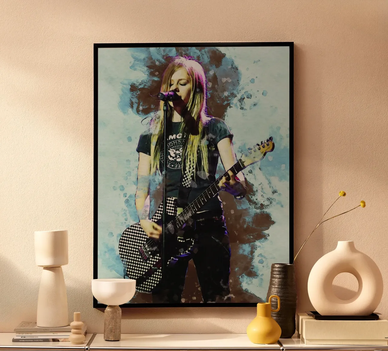 Mancha de Avril Lavigne hahnemühle de Gunawan Rb