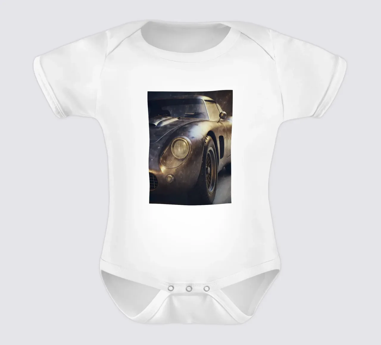 Drak vibes Oldtimer Kurzarm Babybody von CAR EDITION