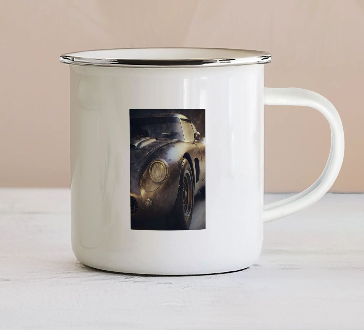 Drak vibes Auto d'epoca tazza in smalto da CAR EDITION
