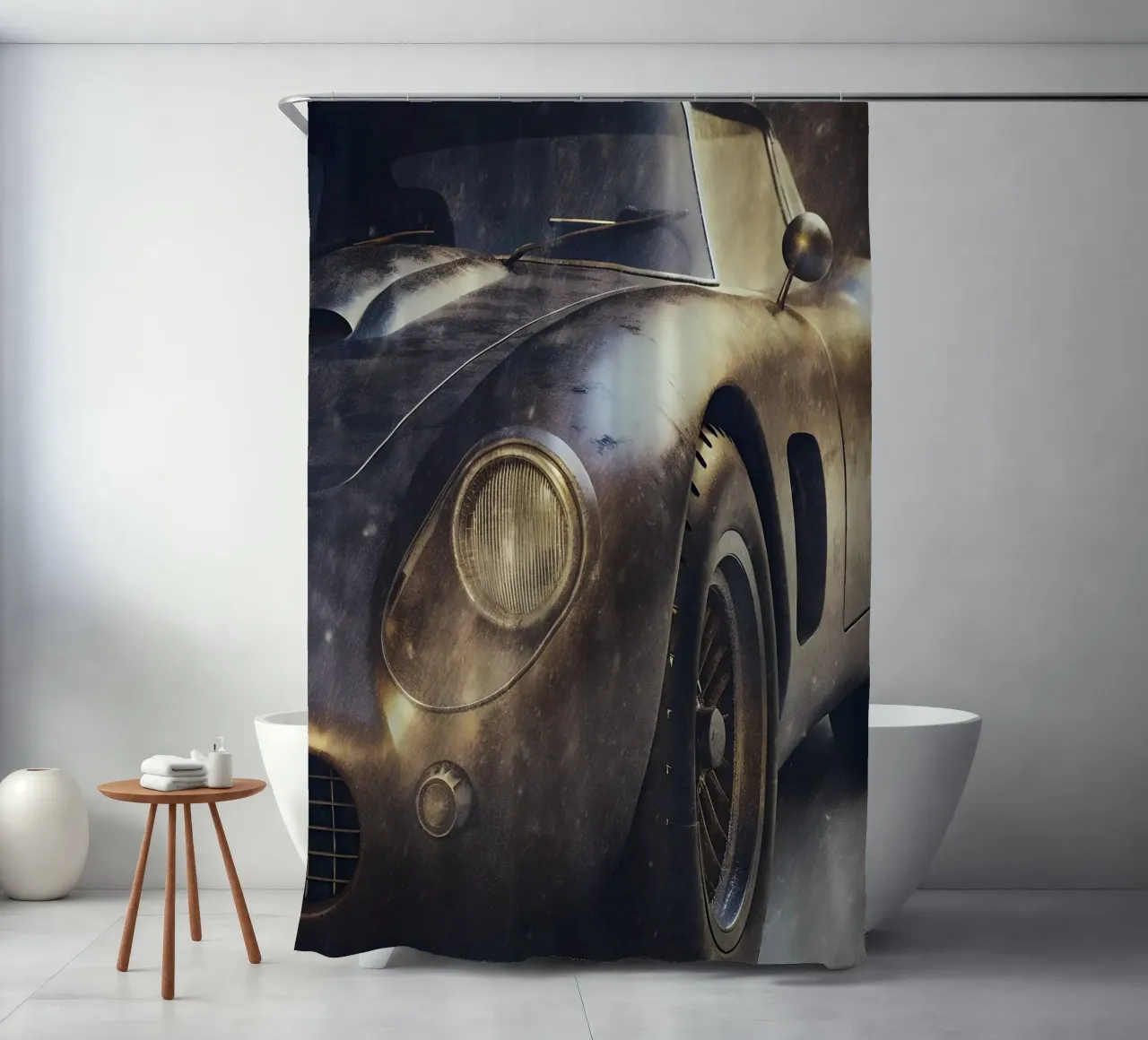 Drak vibes Oldtimer Duschvorhang von CAR EDITION