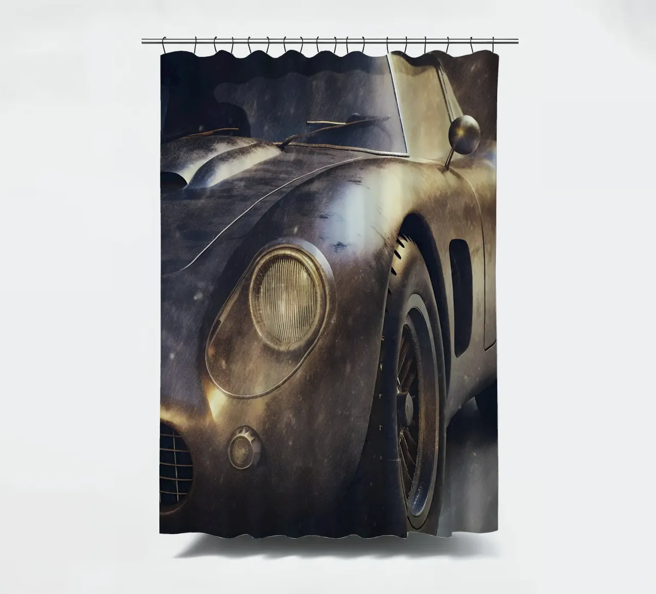 Drak vibes Oldtimer Duschvorhang von CAR EDITION