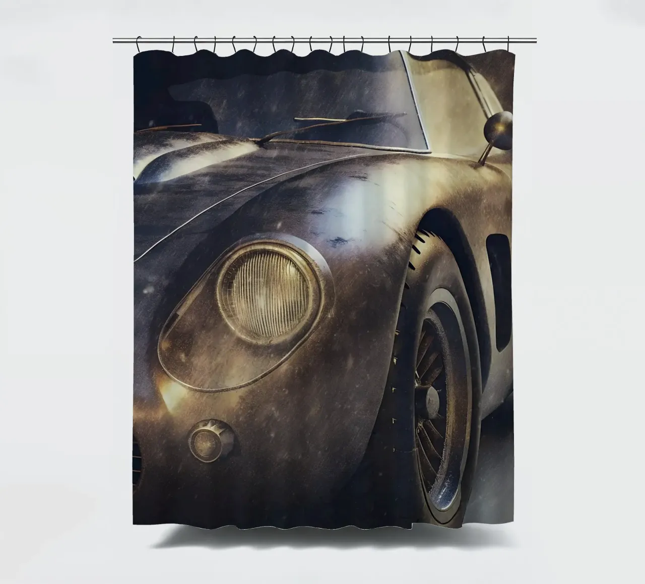 Drak vibes Oldtimer Duschvorhang von CAR EDITION