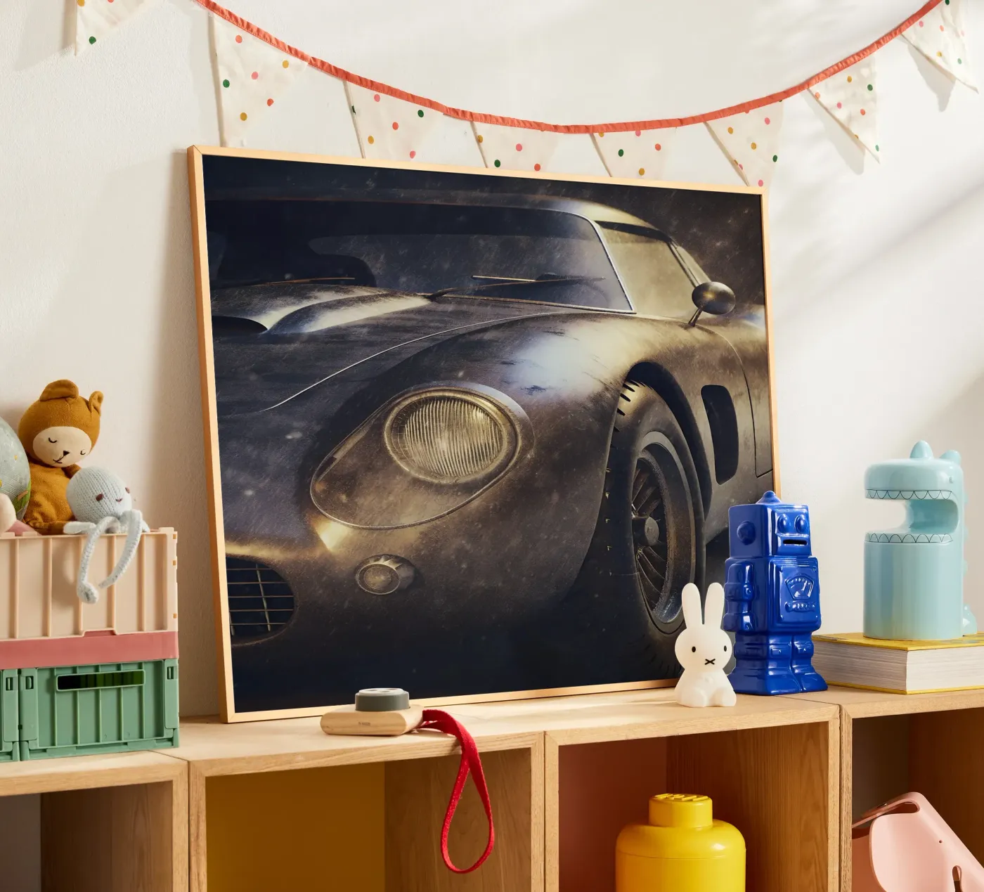 Drak vibes Oldtimer Poster von CAR EDITION