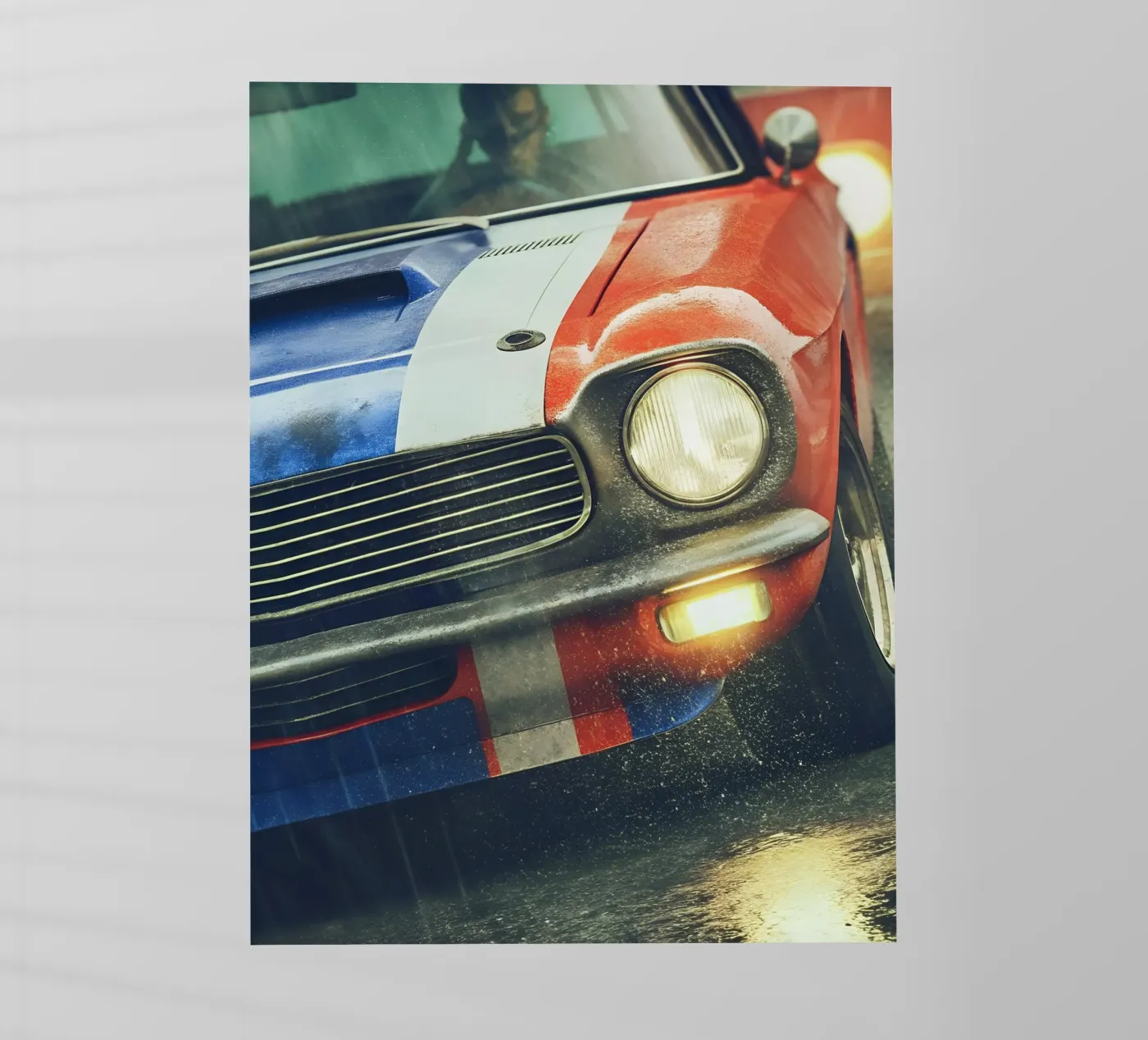 Classic car backlit folie van CAR EDITION